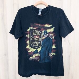 Iron Maiden Mens Graphic T-Shirt Medium Black Heavy Metal Rock Band‎ Gildan